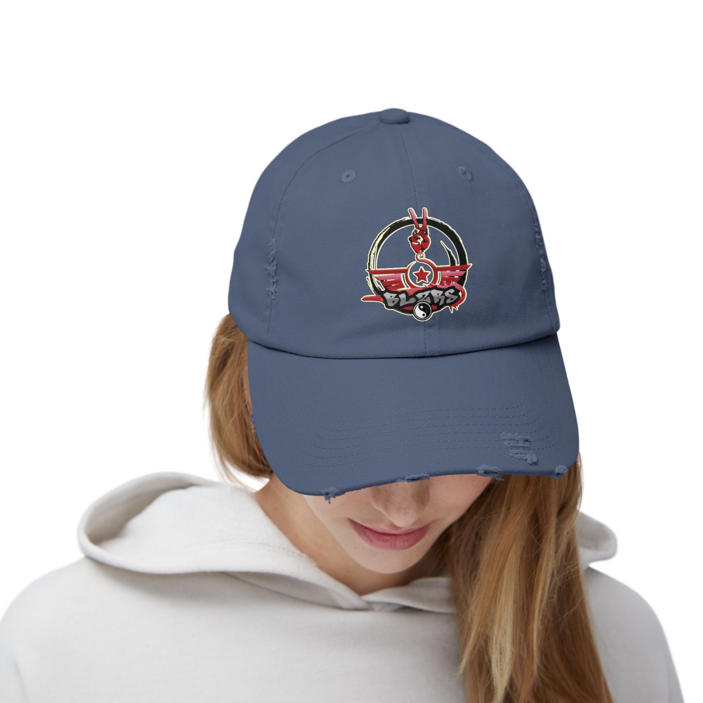 BLZRSpLug - GLitchR Strapback (Distressed)