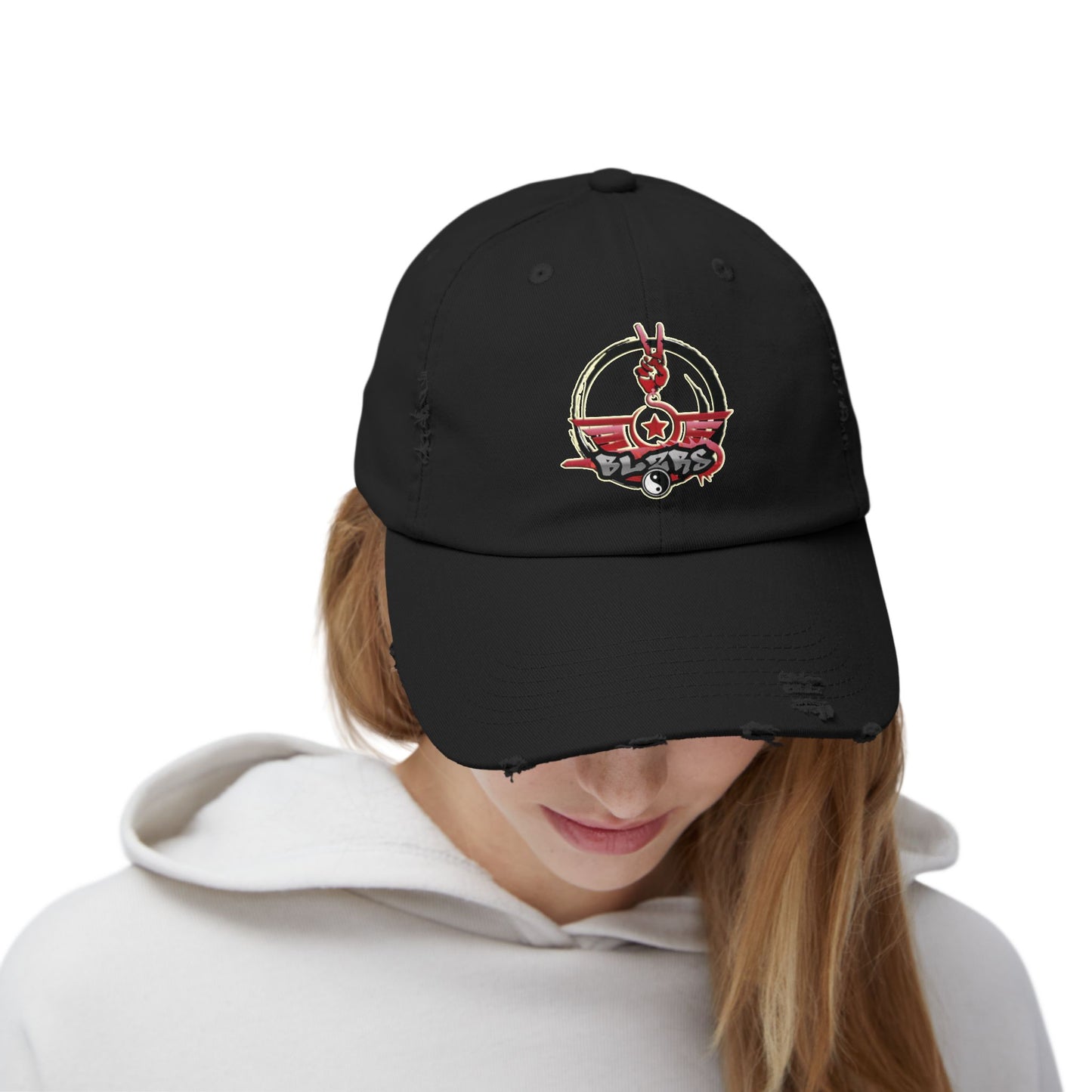 BLZRSpLug - GLitchR Strapback (Distressed)